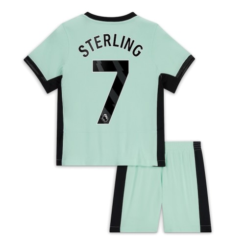 Conjunto Chelsea Sterling 7 Equipamento Terceiro 2023-24 - Criança Conjunto Chelsea Sterling 7 Equipamento Terceiro 2023-24 - Criança